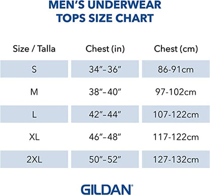 Gildan Men's Crew T-Shirts, (6 pack) Multipack, Style G1100, Blk/Wht/Char
