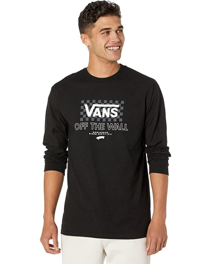 Vans Men's Long Sleeve (Checker DNA) Black