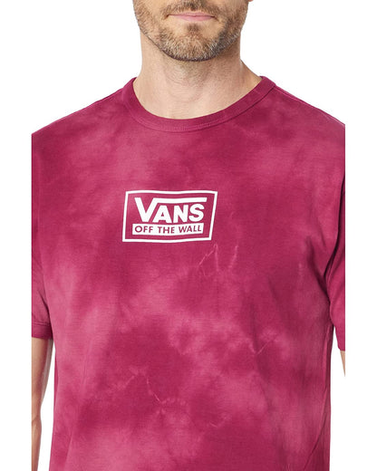 Vans Men's Short Sleeve Tee, (OTW Spot Tie Dye) Raspberry Radiance