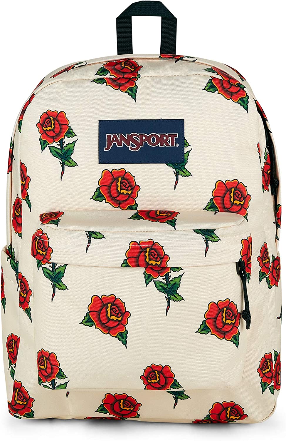 Jansport Backpack, RIGHT PACK EXPRESSION, White Artist Rose