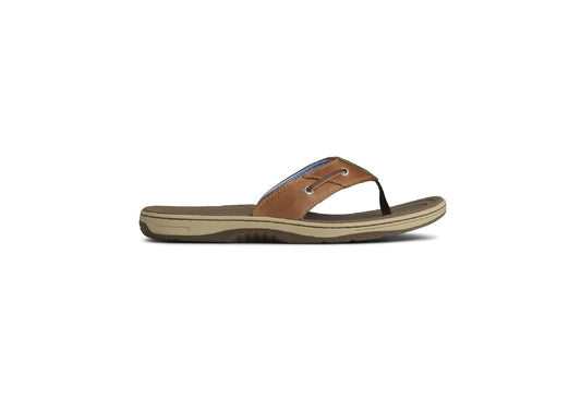 Sperry Men's Baitfish Thong Sandals, Tan