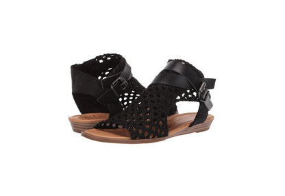 Blowfish Malibu Women's Balla-D Sandals, Black Woven