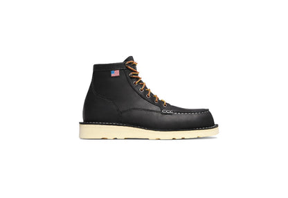 Danner Men's Bull Run Moc Toe Boot, Black