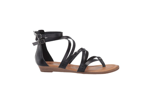 Blowfish Malibu Women's Bungalow-B Sandals, Black Dyecut