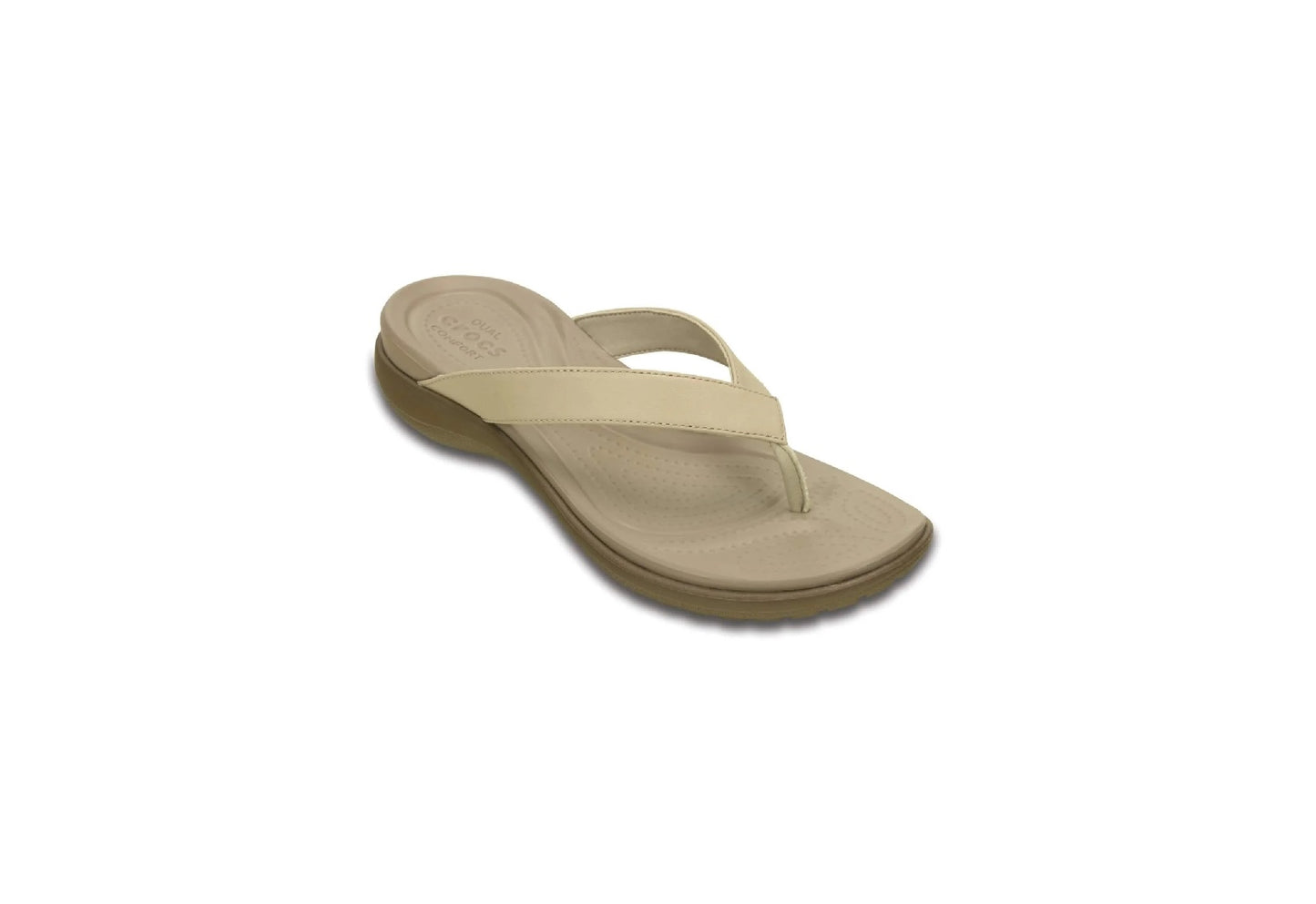 Crocs Women's Capri V Flip-Flops, Chai/Walnut