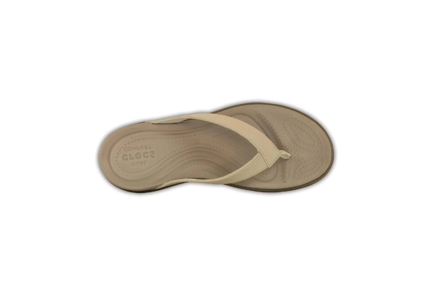 Crocs Women's Capri V Flip-Flops, Chai/Walnut