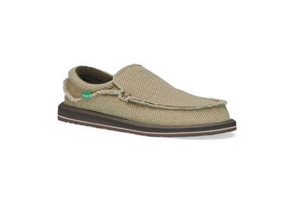 Sanuk Men's Chiba Sidewalk Surfers Slip-On, Tan