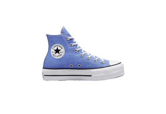 Converse Women's Chuck Taylor All Star Lift Platform High Top Canvas Sneaker, Royal Pulse/Black/White