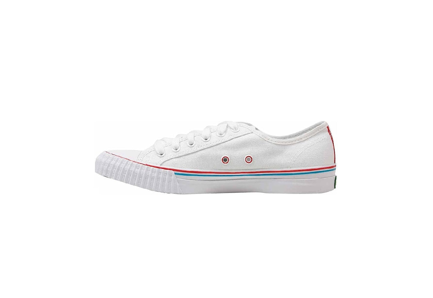 PF Flyers Center Lo Reissue, White/Blue (Men)