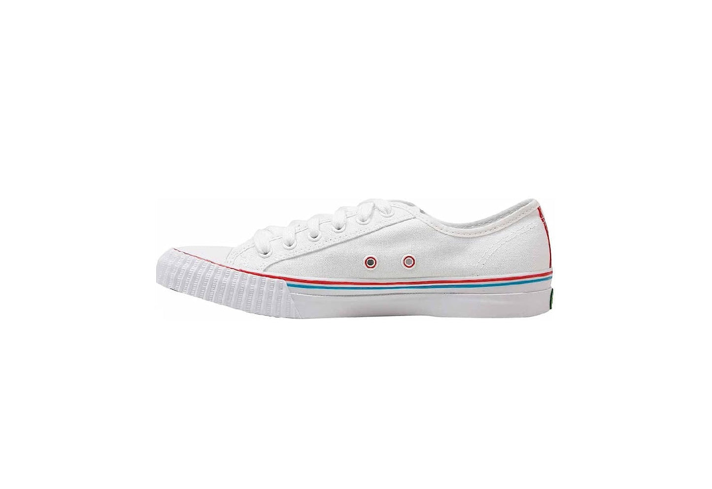 PF Flyers Center Lo Reissue, White/Blue (Women)