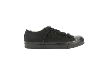 PF Flyers Bob Cousy Low Top Sneaker, Black (Women)