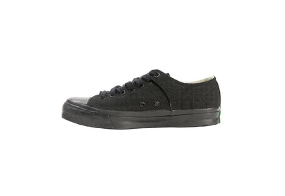 PF Flyers Bob Cousy Low Top Sneaker, Black (Women)