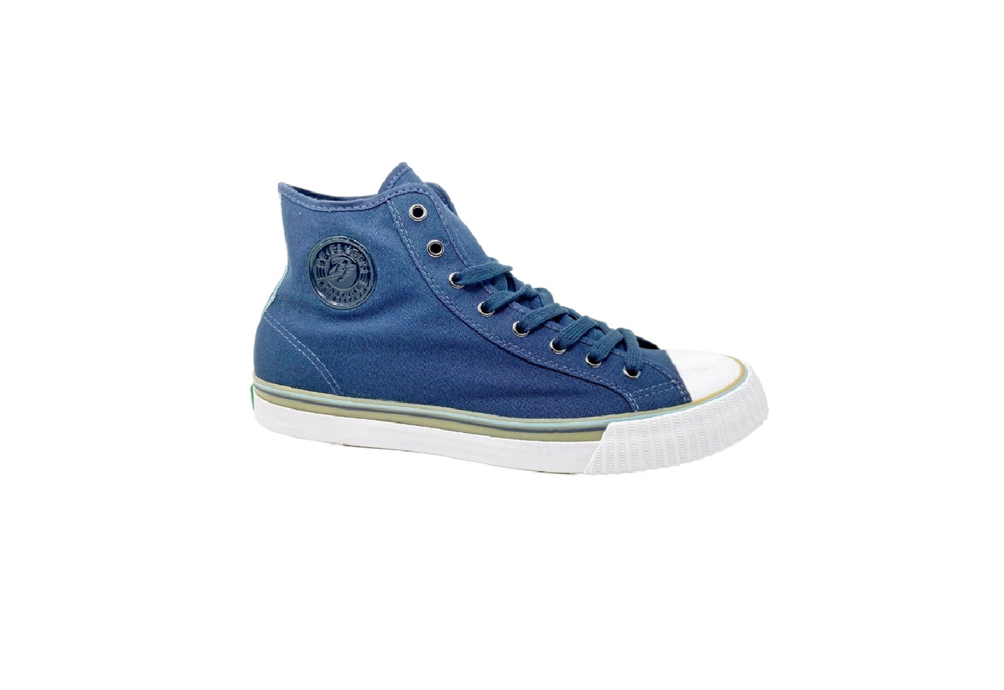 PF Flyers Center Hi Reissue, Navy/Olive/White (Men)