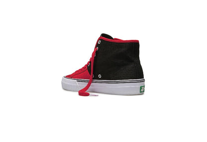 PF Flyers Center Hi Reissue, Black/Red (Men)