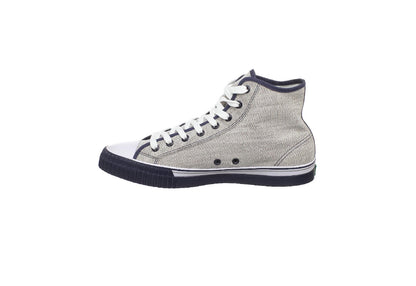 PF Flyers Center Hi Reissue, White/Navy (Women)