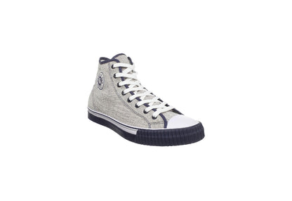 PF Flyers Center Hi Reissue, White/Navy (Men)