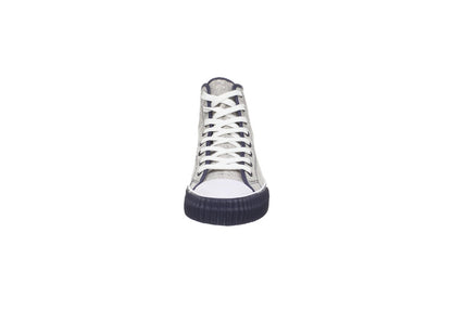 PF Flyers Center Hi Reissue, White/Navy (Men)