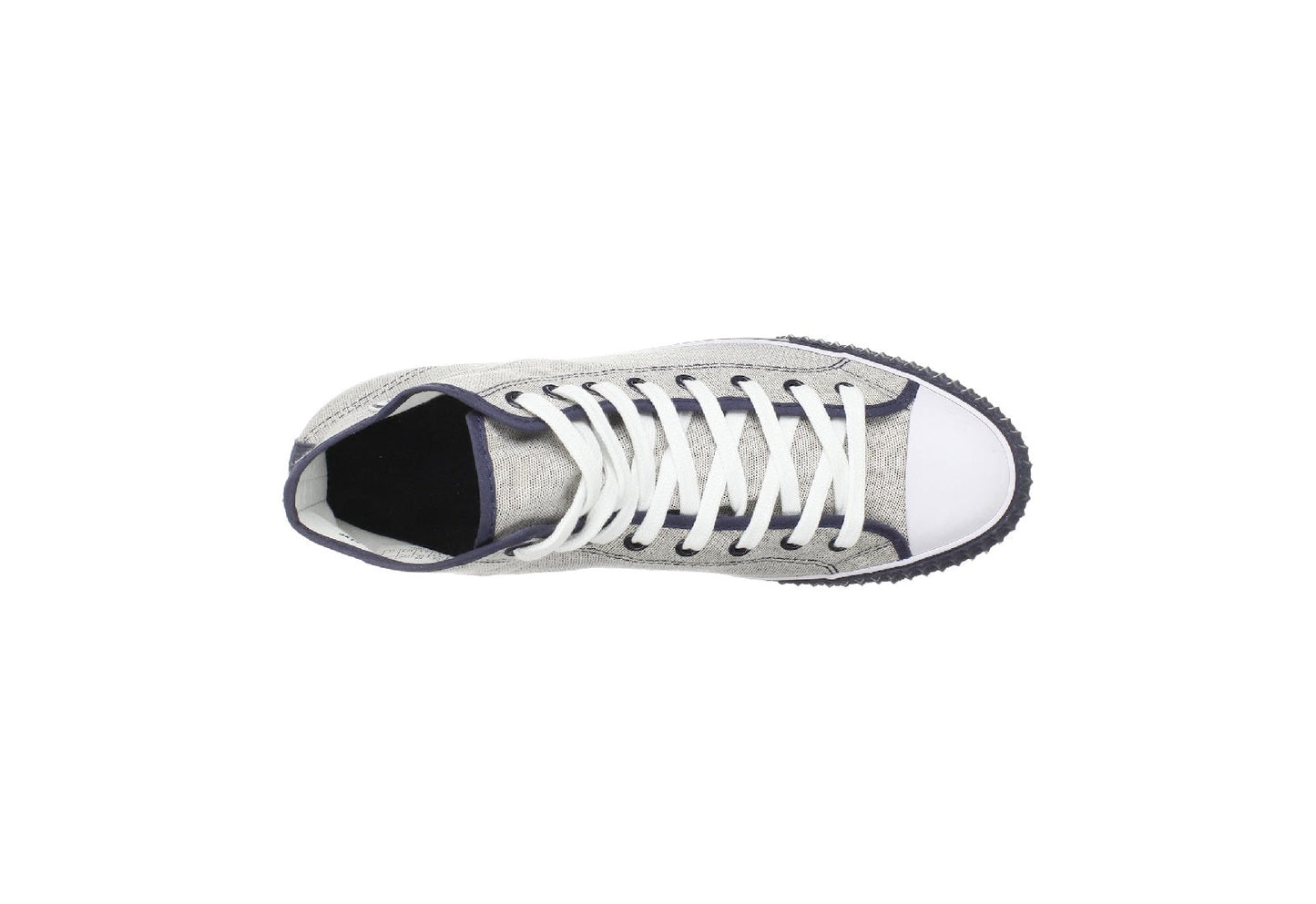 PF Flyers Center Hi Reissue, White/Navy (Women)