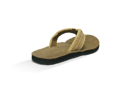 Sanuk Men's Fraid Not Flip Flops, Khaki