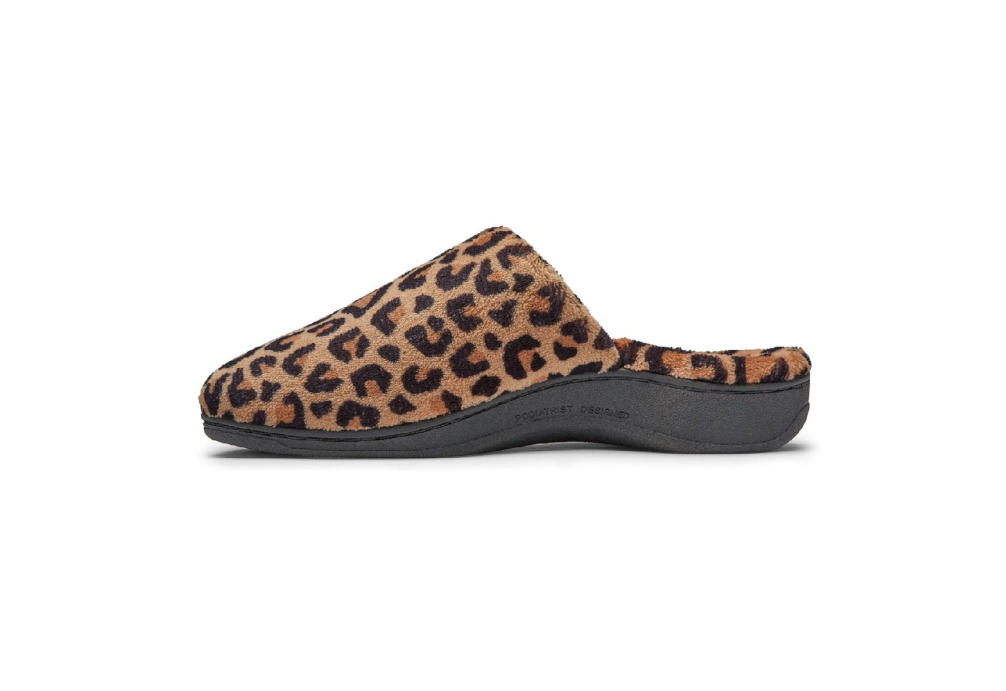 Vionic Women's Gemma Mule Slippers, Natural Leopard