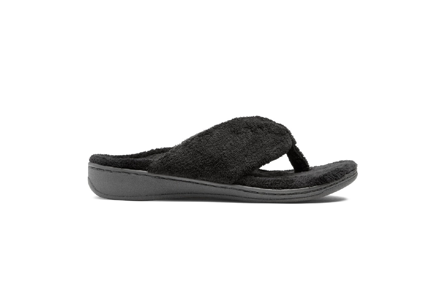 Vionic Women's Gracie Toe Post Slippers, Black