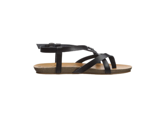 Blowfish Malibu Women's Granola-B Sandals, Black Dyecut