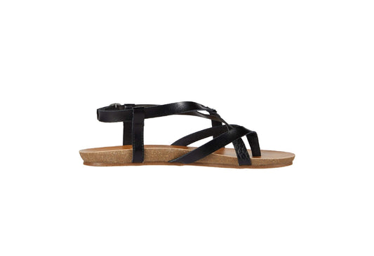 Blowfish Malibu Women's Granola-B Sandals, Black Snake Charmer