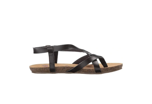 Blowfish Malibu Women's Granola Sandals, Black Dyecut