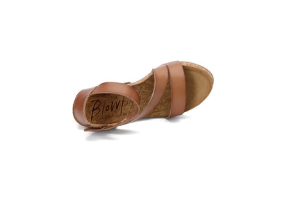 Blowfish Malibu Women's Hapuku Wedge Sandals, Arabian Sand Dyecut