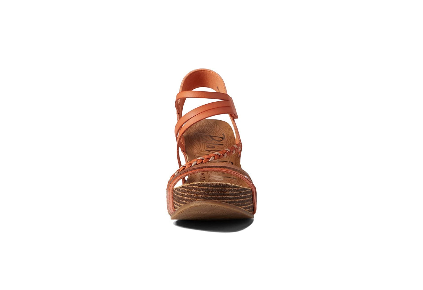 Blowfish Malibu Women's Heidi Sandals, Papaya Amazon/Papaya Copper Dyecut