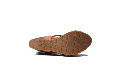 Blowfish Malibu Women's Heidi Sandals, Papaya Amazon/Papaya Copper Dyecut