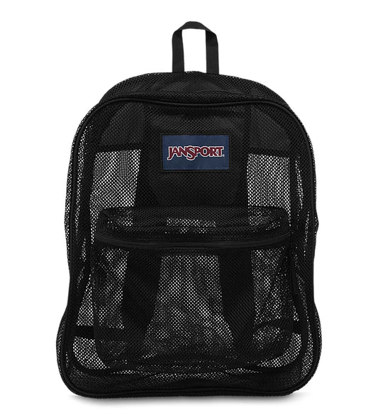 Jansport Backpack, MESH BACK, Black