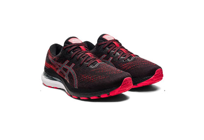 Asics Men's Gel-Kayano 28, Black/Electric Red