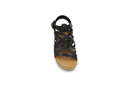 Blowfish Malibu Women's Luva Sandals, Black Amazon Rawhide