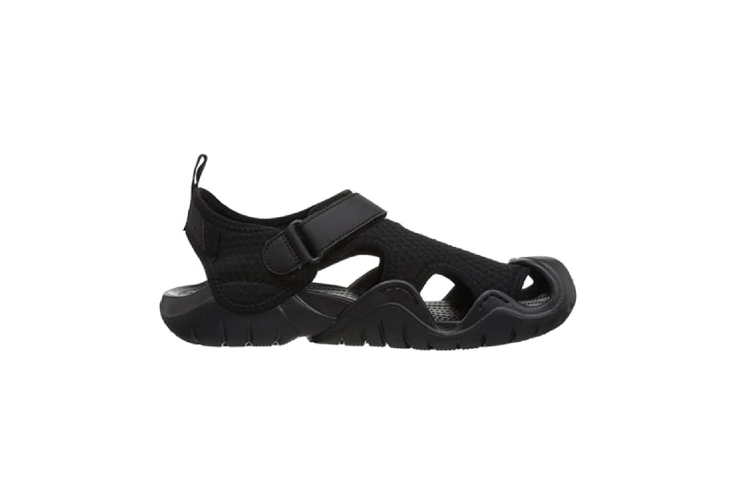 Crocs Men's Swiftwater Mesh Sandals, Black/Black