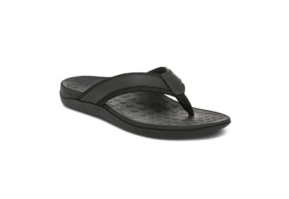 Vionic Men's Tide Toe Post Sandals, Black