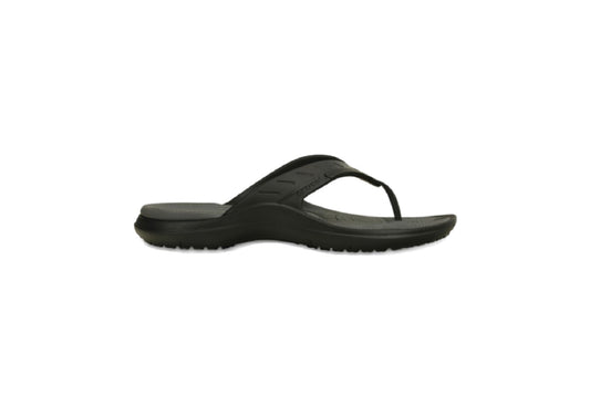 Crocs Modi Sport Flip-Flops, Black/Graphite (Men)