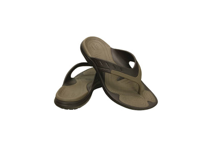 Crocs Modi Sport Flip-Flops, Espresso/Walnut (Women)