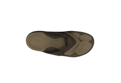 Crocs Modi Sport Flip-Flops, Espresso/Walnut (Men)