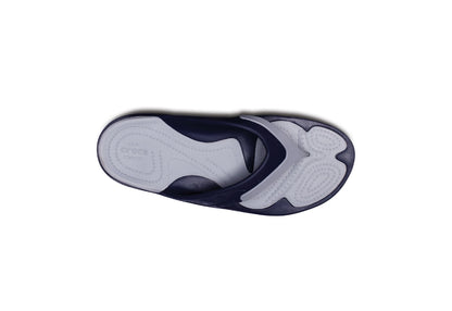 Crocs Modi Sport Flip-Flops, Navy/Light Grey (Men)