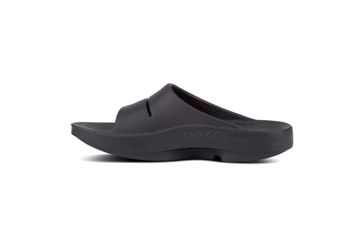 OOFOS OOahh Slide, Black (Men)