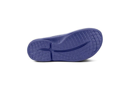 OOFOS OOahh Sport Slide, Navy/White (Women)