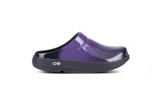 OOFOS OOcloog Clog, Pixel Purple (Men)