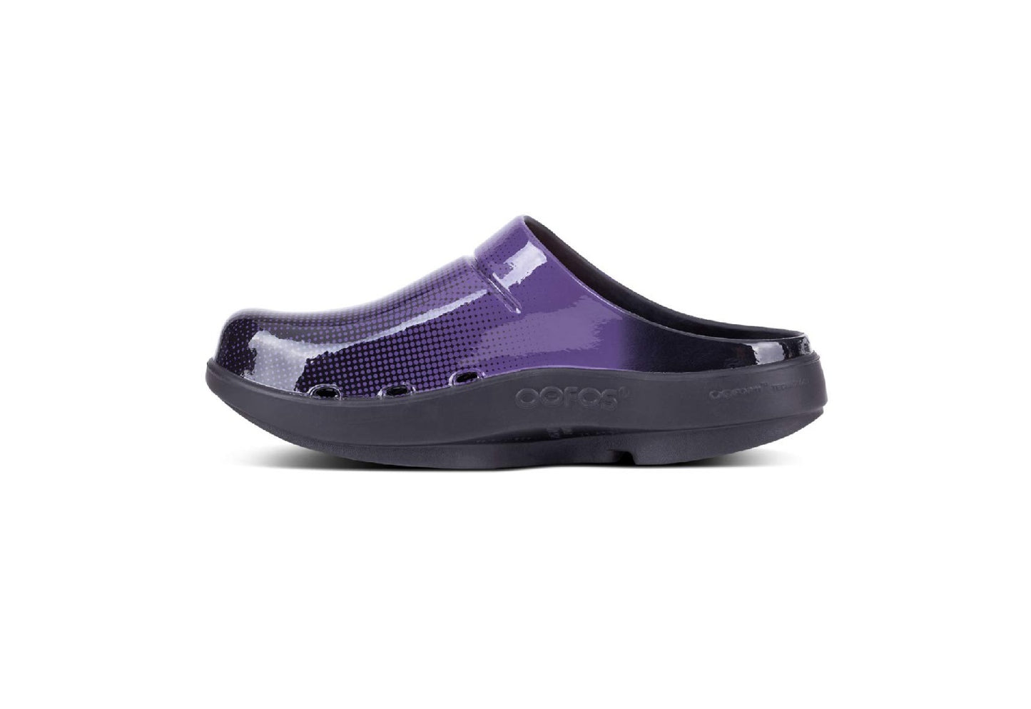 OOFOS OOcloog Clog, Pixel Purple (Men)