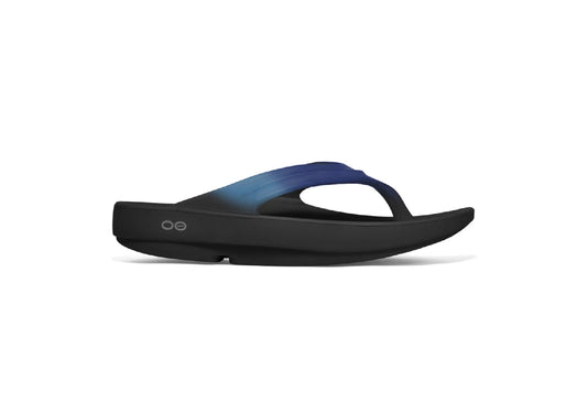 OOFOS Women's OOlala Sandal, Blue Jay