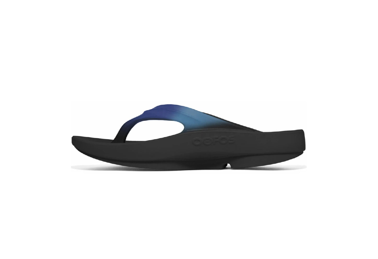 OOFOS Women's OOlala Sandal, Blue Jay