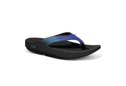 OOFOS Women's OOlala Sandal, Blue Jay