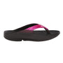 OOFOS Women's OOlala Sandal, Cosmic Pink/Black