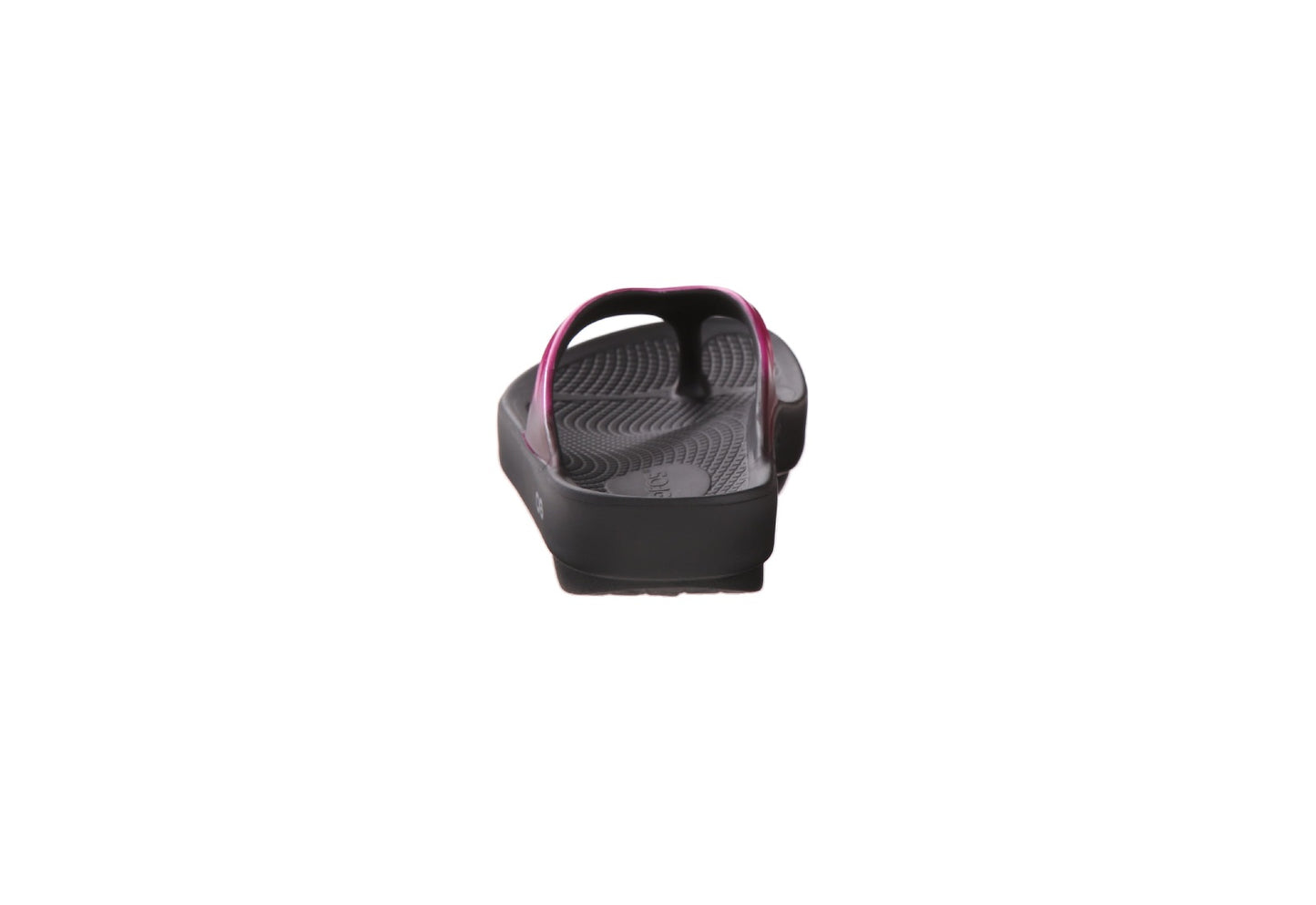 OOFOS Women's OOlala Sandal, Cosmic Pink/Black