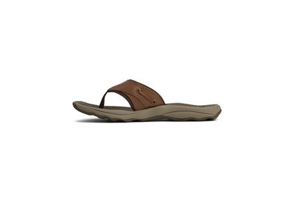 Sperry Men's Outer Banks Thong Hanging Sandals, Brown